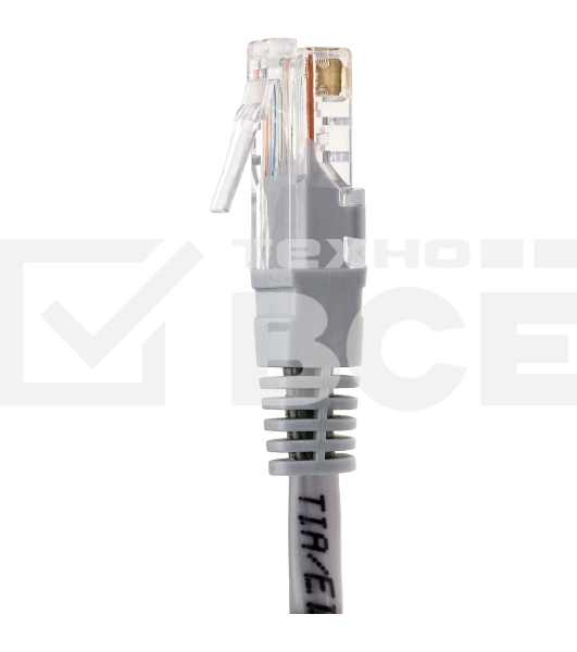 Патч-корд 3м 'Telecom' UTP кат.5еRJ45,литой, серый, NA102--3M