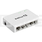 Коммутатор неуправляемый ExeGate EDGS-1005С (5-портовый гигабитный UTP 10/100/1000 Base-T, с функцией энергосбережения (EEE), настольный), фото 1
