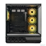 Компьютерный корпус XASTRA Q700 4ARGB-C10-UC Black ATX/Aquarium/Screewless/4x120mm ARGB PWM mirror fans/Argb+PWM HUB 10port/Type C Q700-4FM12A-C10-UC, фото3