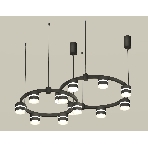 Светильник Ambrella light XR92091001/13 SBK/FR черный песок/белый матовый GX53 (A9209, C9238, C9232, N8445), фото 1