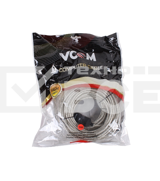 Кабель VCOM VUS7049-20M Кабель-адаптер USB2.0-repeater, удлинительный активный <Am-->Af> 20м