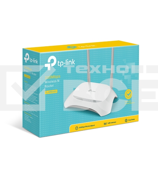 Роутер беспроводной TP-Link TL-WR840N N300 10/100BASE-TX белый