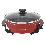 Электросковорода Sakura SA-7716R Master Chef 1800-2000Вт 32х9см кругл красн, фото 1