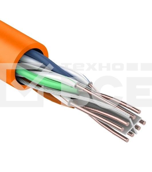 Кабель Rexant UTP 4PR 23AWG, CAT6 нг(А)-HF, LSZH (бухта 305 м)