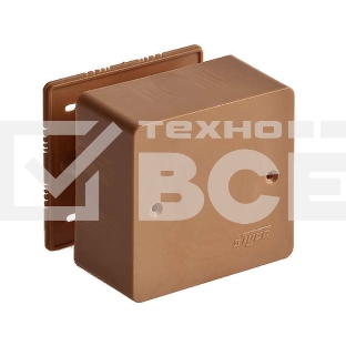 Коробка универсальная для кабель-каналов 85х85х45 корич. IP40 Рувинил 65015К
