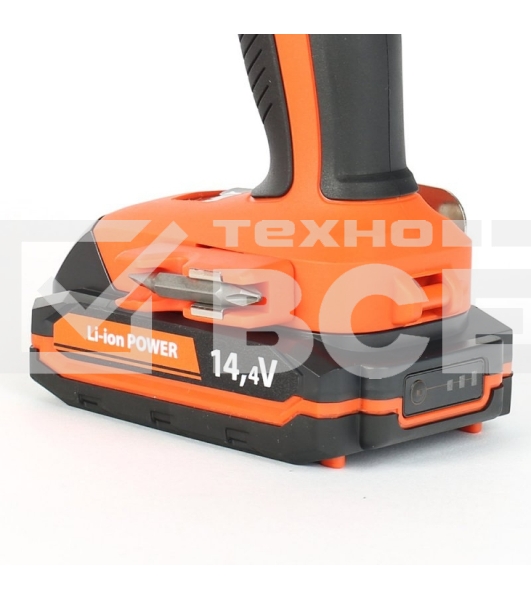 Дрель-шуруповерт аккумуляторная Patriot BR 140Li, Аккумуляторная, 14,4В, 2 АКБ, Кейс