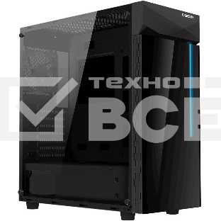 Компьютерный корпус GIGABYTE C200 GLASS MidiTower без Б/П ATX MicroATX MiniITX Цвет черный GB-C200G
