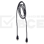 Кабель аудио-видео Buro HDMI (m)/HDMI (m) 1.8м. феррит.кольца позолоченные контакты черный, фото3