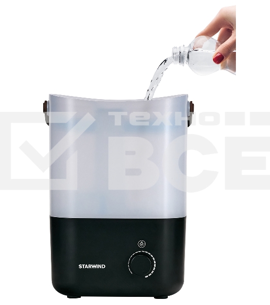 Увлажнитель воздуха Starwind SHC5310B 25Вт (ультразвуковой) черный/венге