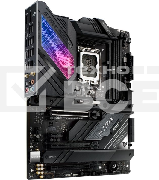 Материнская плата ASUS ROG STRIX Z690-E GAMING WIFI, LGA 1700, Intel Z690, 4xDDR5, 6xSATA, 3xM.2, 1xPCI-E 5.0 x16, 1xPCI-E 4.0 x4, 1xPCI-E 3.0 x4, 1xPCI-E x1, 1xHDMI, 1xDP, 1x 2.5Gb LAN, 4xUSB-A 2.0, 4xUSB-A 3.2 Gen 1, 2xUSB-A 3.2 Gen 2, 1xUSB-C 3.2 Gen 2, 1xUSB-C 3.2 Gen 2x2, 5x3.5 мм, 7.1, ATX