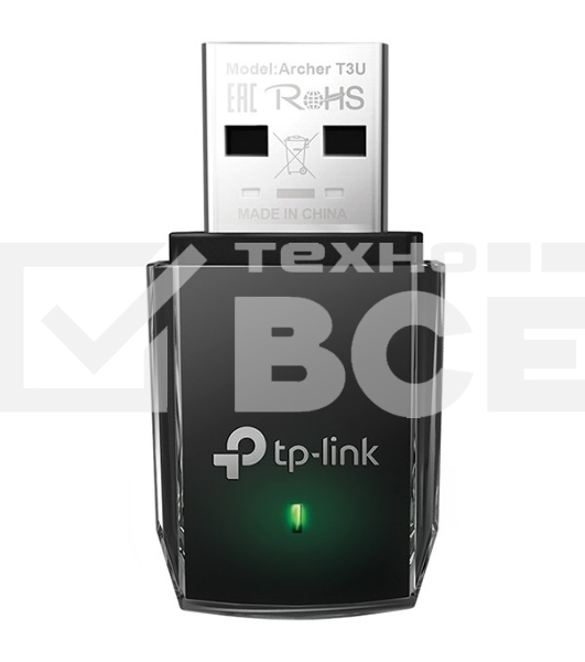 Адаптер TP-LINK Archer T3U AC1300 Мини Wi-Fi MU-MIMO USB-адаптер
