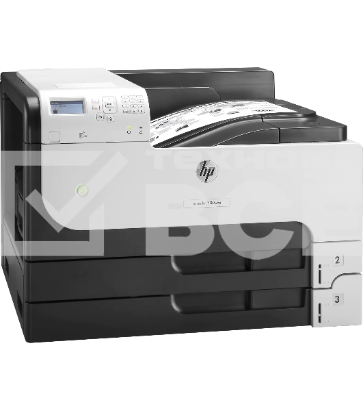 Принтер лазерный HP LaserJet Enterprise 700 M712dn (CF236A), A3, ч/б, печ. до 41 стр/мин. (А4) до 40 стр/мин. (А3), 1200 x 1200 dpi, USB, RJ-45, Air Print