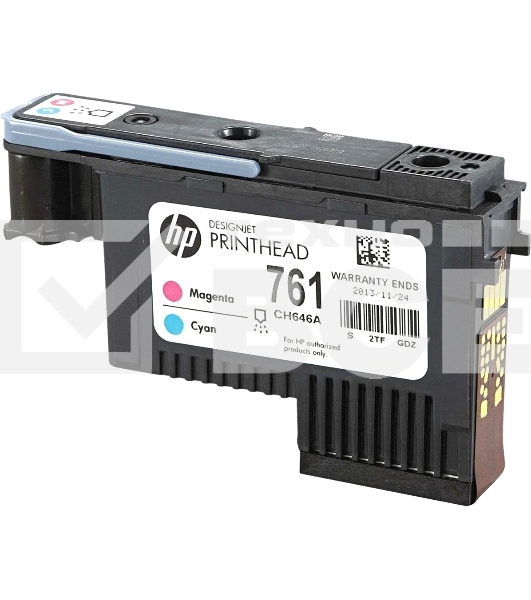Картридж струйный HP 761 CH646A пурпурный/голубой печатающая головка для HP DJ T7100