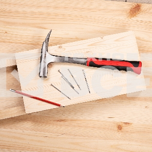 Молоток Matrix кровельщика 600г цельнометаллический двухкомпонентная рукоятка