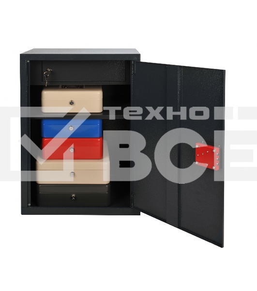 Ящик для денег Cactus CS-CB-003RD 90x250x180 красный