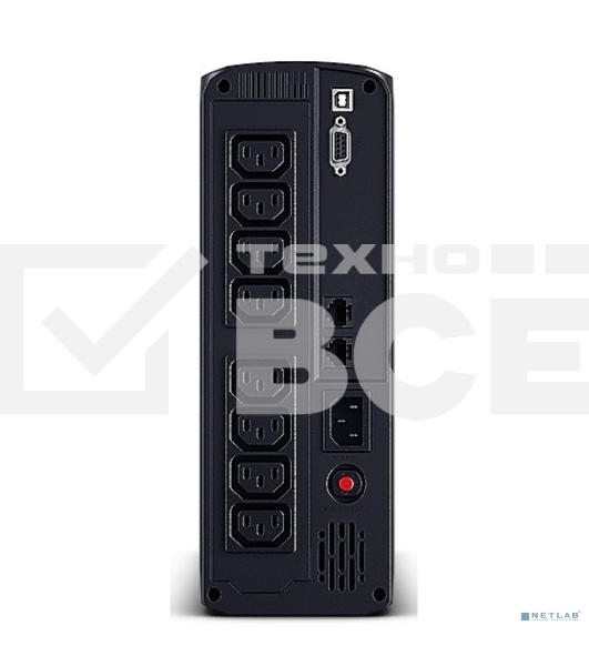 Источник бесперебойного питания UPS CyberPower VP1200EILCD  Line-Interactive 1200VA/720W USB/RS-232/RJ11/45  (4 + 4 IEC С13)