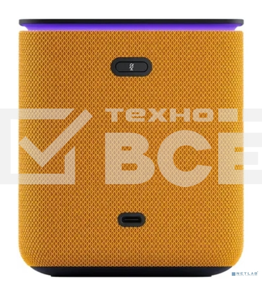 Умная колонка Яндекс Станция Миди, ZigBee, 24Вт, с голосовым ассистентом Алиса на YaGPT, оранжевый
