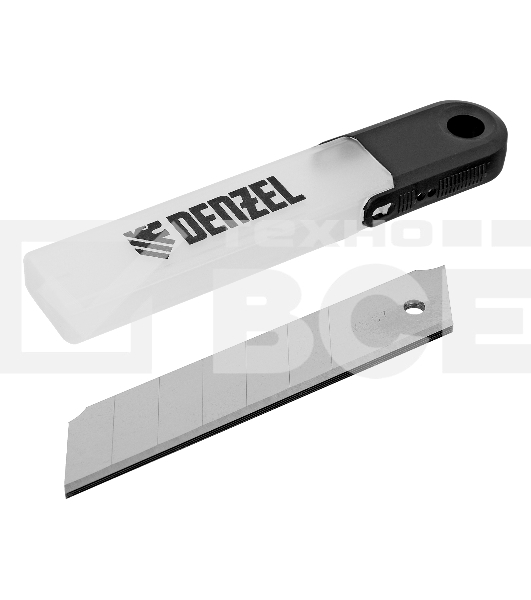 Лезвия Denzel 25 мм, сталь SK5 - 0,7 мм, 5 шт.