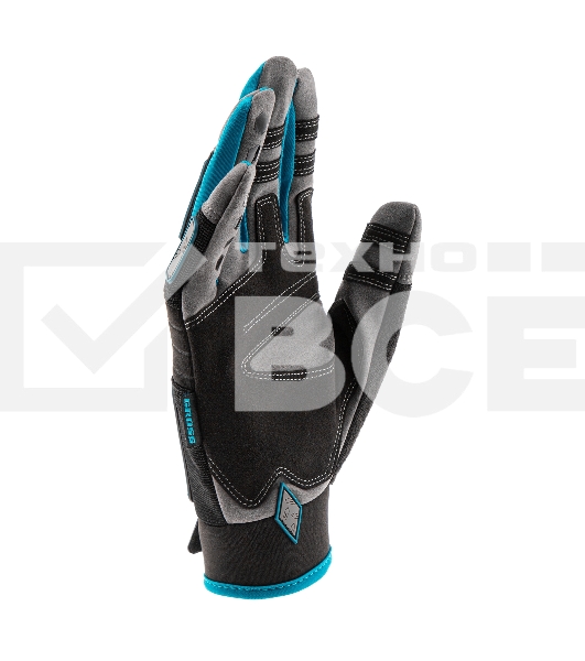 Перчатки универсальные Gross усиленные, с защитными накладками, DELUXE, размер XL (10)