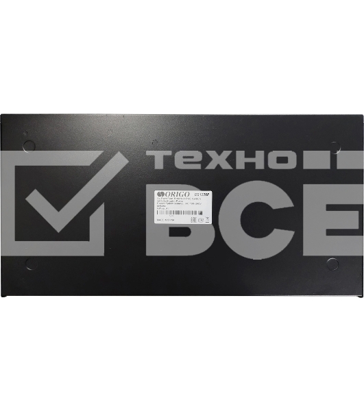 Неуправляемый PoE-коммутатор ORIGO OS1226P/285W/A1A 24x100Base-TX PoE+, 2x1000Base-T, PoE-бюджет 285 Вт, корпус металл