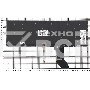 Клавиатура для ноутбука Lenovo IdeaPad Y700 Y700-15ISK черная без рамки с подсветкой