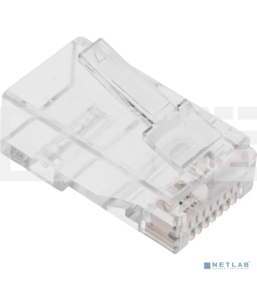 Разъем Rexant RJ-45(8P8C) под витую пару, UTP, CAT 6, с вставкой (50шт)