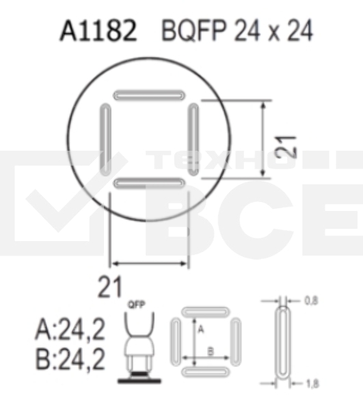 Насадка Quick A1182