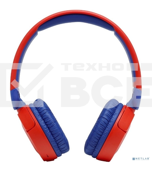 Наушники детские JBL JR 310BT (накладные), красный