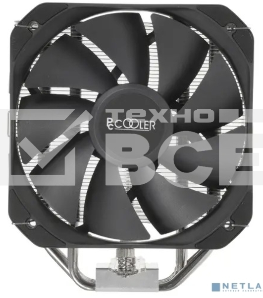 Кулер PCCooler Paladin 400 S115X/1200/1700/AM4 (20 шт/кор, TDP 200W, 130мм PWM FAN, 4 тепловые трубки 6мм, 800-1600RPM, 18-28,6dBa)