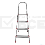 Стремянка металлическая Rexant 4 ступеньки, усиленный профиль, фото3