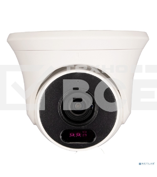 Видеокамера IP Tantos TSi-Beco25FP антивандальная с ИК подсветкой, двухмегапиксельная 1920х1080х30к/с 1/2.9” F23 CMOS сенсор c прогрессивным ск