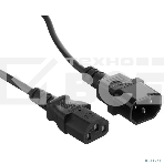 Кабель питания ExeGate Power EC-0,5P (C13->C14, VDE-250V-3*1.0мм2, медь, черный, 16A, 0.5м), фото4