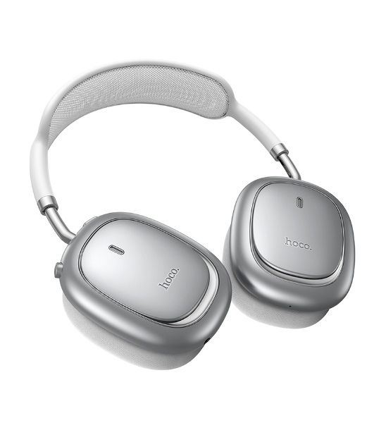 Полноразмерная гарнитура беспроводная Hoco W68 Calma, серебристый