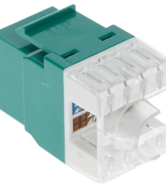Модуль Keystone Tooless, RJ-45, кат.5E, UTP, 180 градусов, белый