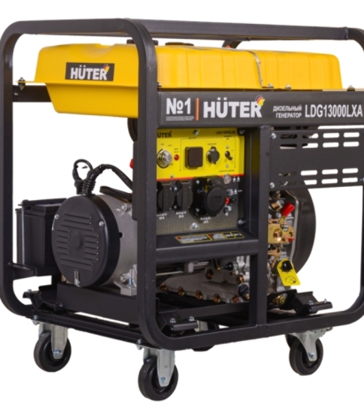 Электрогенератор дизельный Huter LDG 13000LXА, 9.5 кВт, 82 дБ, 142.5 кг