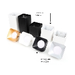 Корпус светильника C7832 SWH белый песок 95*95*H60mm MR16 GU5.3, фото4