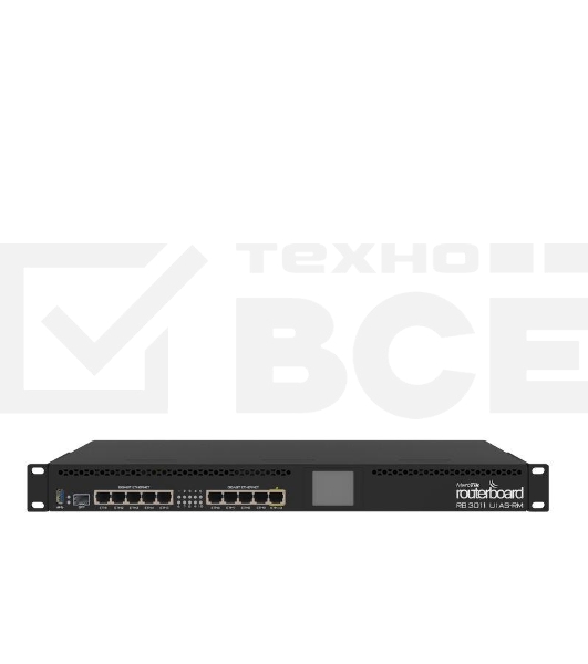 Маршрутизатор 1000M 10PORT 1SFP RB3011UIAS-RM MIKROTIK