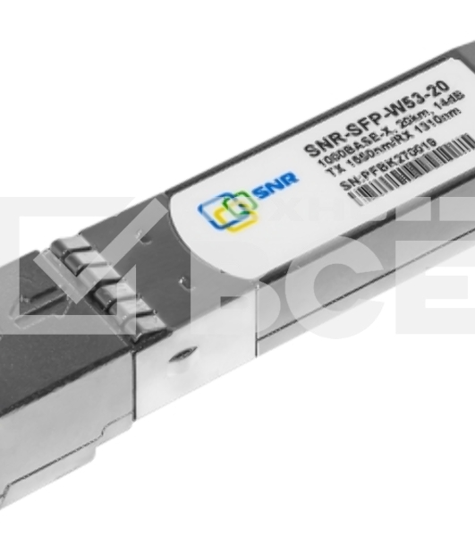 Модуль SNR SFP WDM, дальность до20км (14dB), 1550нм