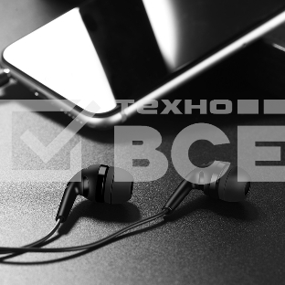 Наушники проводные-вставки с микрофоном Hoco M40 черный