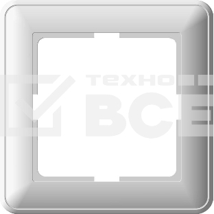 Рамка 1-м W59 бел. SchE KD-1-18 (КД-1-18)