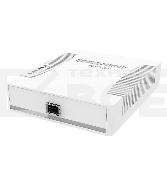 Сетевой коммутатор MikroTik RB260GS RouterBOARD 260GS 5-port Gigabit smart switch with SFP cage, SwOS, plastic case, PSU