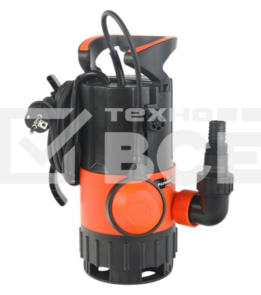 Садовый насос дренажный Patriot F 500 D 500Вт 7500л/час