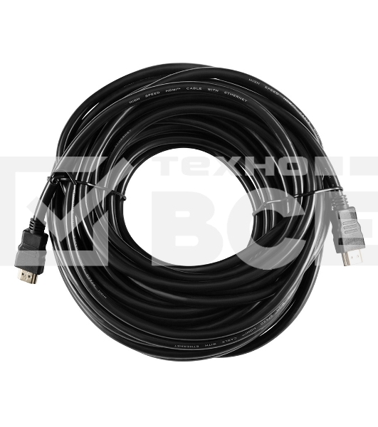 Кабель аудио-видео Buro HDMI (m)/HDMI (m) 15м. черный (BHP-HDMI-1.4-15)