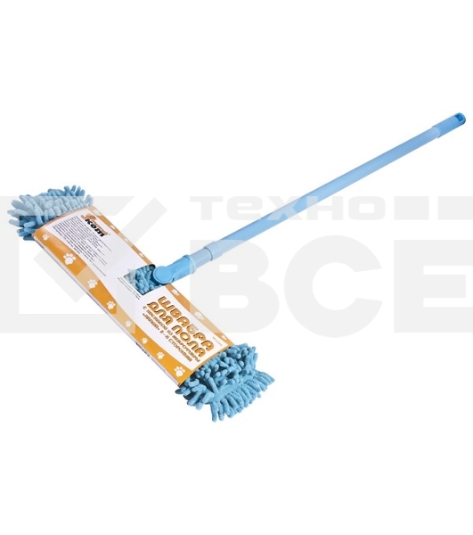 Швабра для пола с насадкой из микрофибры Рыжий Кот MopM8 