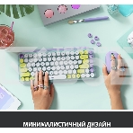 Клавиатура беспроводная Logitech Keyboard POP KEYS DAYDREAM_MINT, фото2
