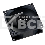 Вентилятор для корпуса Digma DFAN-80 черный, 80 мм, 1800 об/мин, 23 дБ, 4 pin, фото4