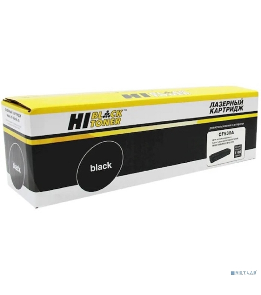Картридж лазерный Hi-Black CF530A для HP CLJ Pro M154A/M180n/M181fw, Bk, 1,1K