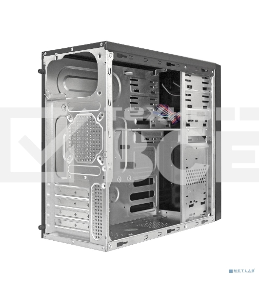 Компьютерный корпус Minitower ExeGate MA-372UX Black, mATX <UN350, 120mm> 2*USB+2*USB3.0, Audio