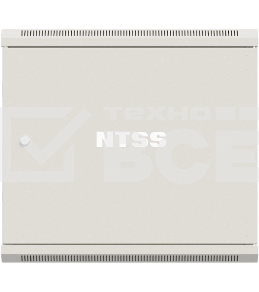 Шкаф коммутационный NTSS Премиум (NTSS-W12U6060FD) настенный 12U 570x600мм пер.дв.металл 60кг серый 500мм 27кг 220град. 635мм IP20 сталь