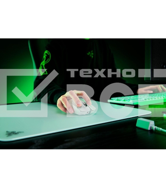 Мышь беспроводная/проводная Razer Viper V3 Pro белый, 35000 dpi, радиоканал, USB, кнопки - 8